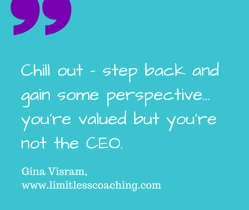 Passionate employees: Chill out… you’re not the CEO